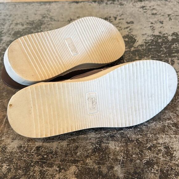 Mens Thomas and Vine Brown Leather Slip On Sneakers Size 9.5 - Picture 6 of 8